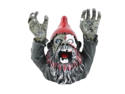 Estátua De Anão Zumbi Evil Scary Para Jardim Decoração De Halloween Outdoor Ornament