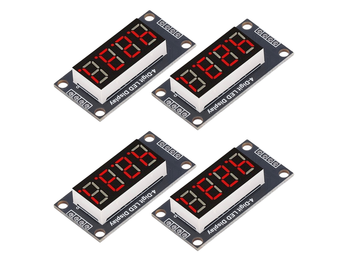 Laxiscreed Módulo De Exibição Digital De 4 Dígitos Com 7 Segmentos Para Aplicações Eletrónicas