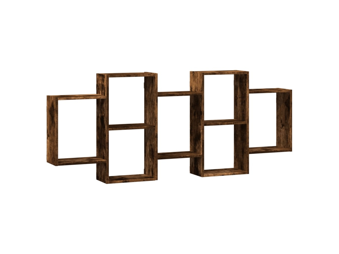 Wall Shelf, Wall Shelves Vidaxl Marrom Madeira Processada (159 X 18 X 65 Cm)