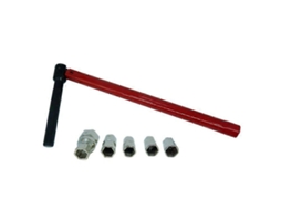 Chave Especial para Misturador de Grifos 13mm com 5 Casquillos 8 9 10 11 12mm Vermelha