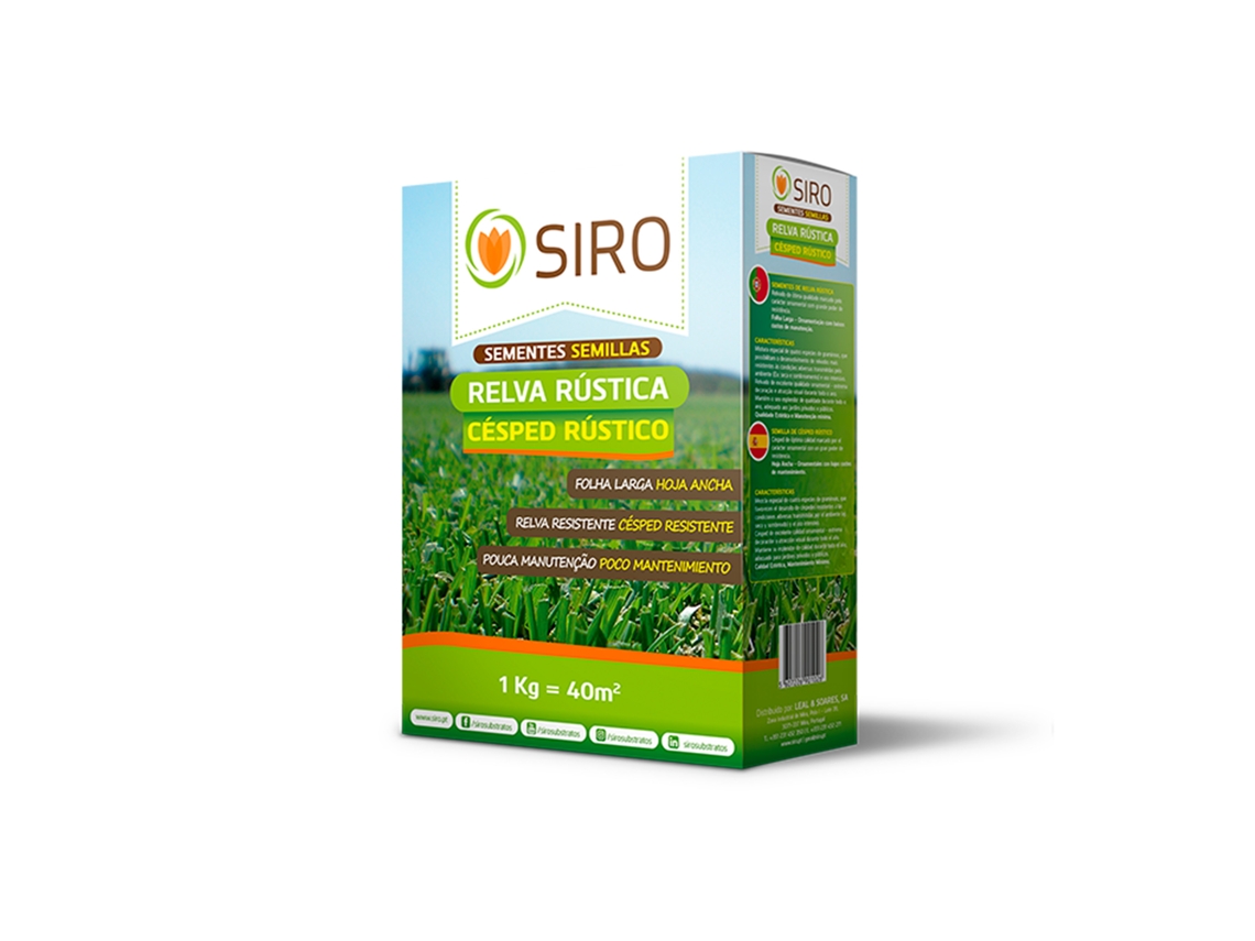 Sementes De Relva Rustica Siro
