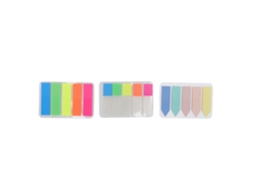 Pacote com 15 marcadores iridescentes com abas de índice, reutilizáveis, transparentes, PET, para casa, escola e escritório. Slowmoose