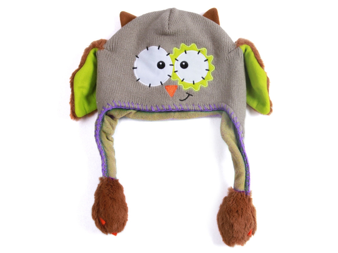 Rebe-gorro De Oídos Móveis Para Crianças Gorro De Inverno Divertido Com Oídos Saltarines Gorro Animado