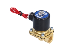 Válvula Solenoide Latão Dc12v 1/2" Fechada Normal