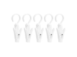 5pcs Clips de Suspensão Giratórios de Plástico para Chapéus Closet Parede Curtain Casa