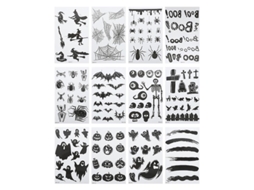 12pcs Adesivos De Tatuagens Temporárias Allinless
