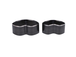 Kit 2 Moldes De Corte Em Aço Liga Para Couro Forma De Lábio 60x35mm 50x25mm Punção Artesanal
