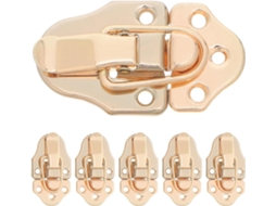 Conjunto De 6 Fechos Alternância Retrô - Fecho Metal Dourado Em