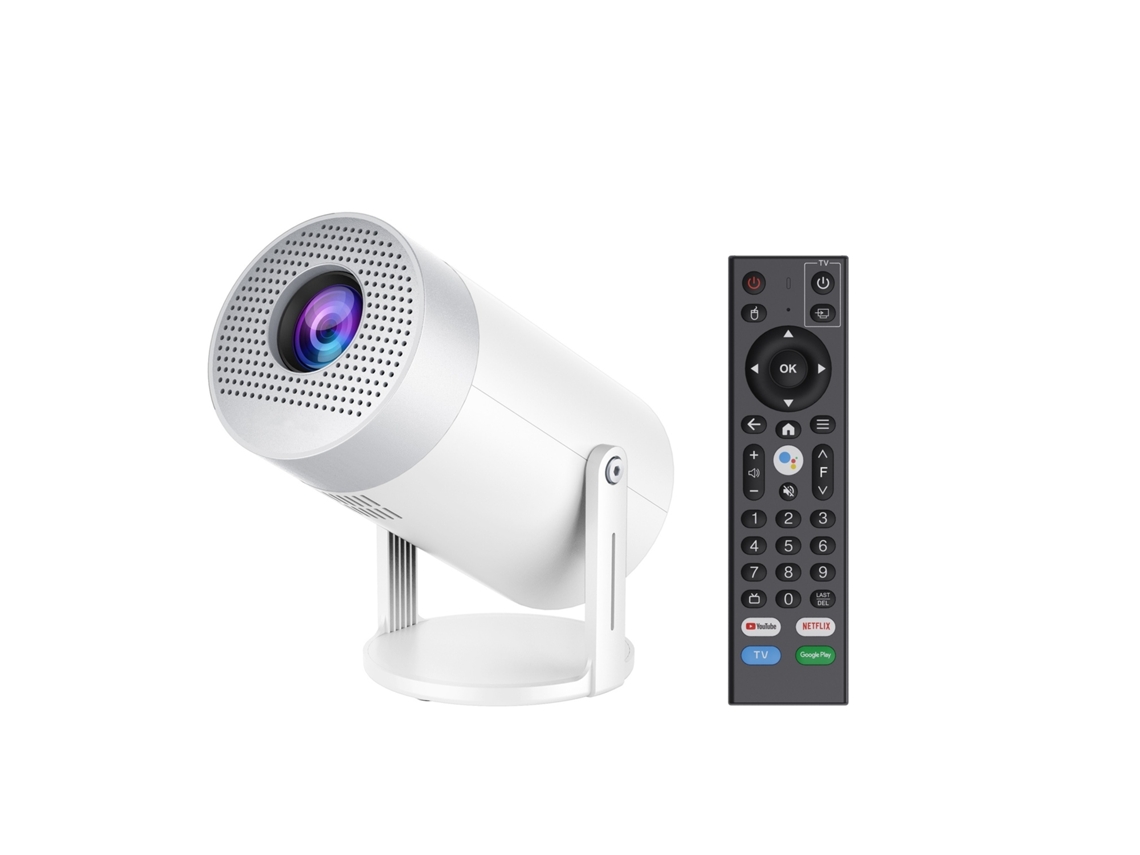 Projetor Mg50 4k Android 12 Dual Wifi6 300 Ansi Bt5.0 1080p 1280720p Brilvibera