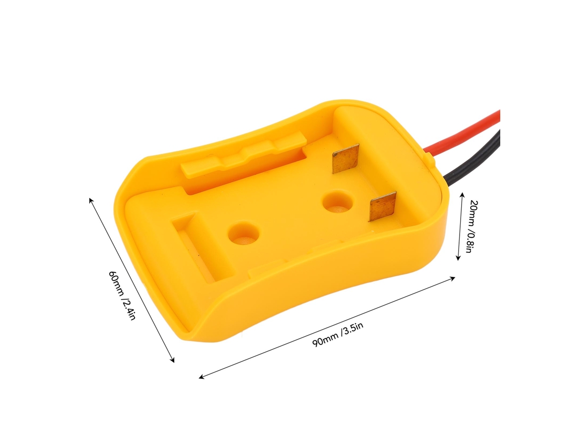 Laxiscreed Adaptador De Bateria Com Fusível De 30a E Cabo 14-gauge Para Segurança E Confiabilidade