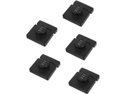 Conjunto De 5 Fechaduras Combinação Sem Chave Com Senha Para Armário,