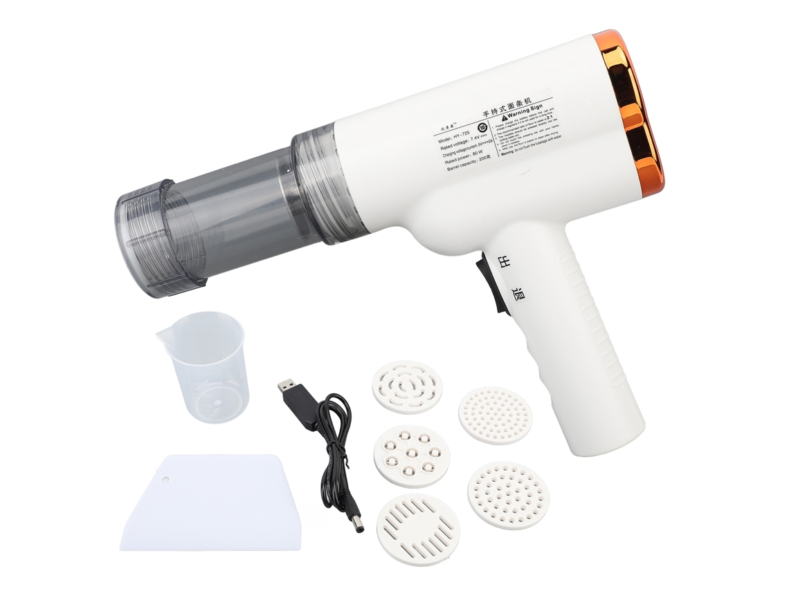 Máquina automática portátil para fazer massas e noodles em aço inox 304 branca LAXISCREED