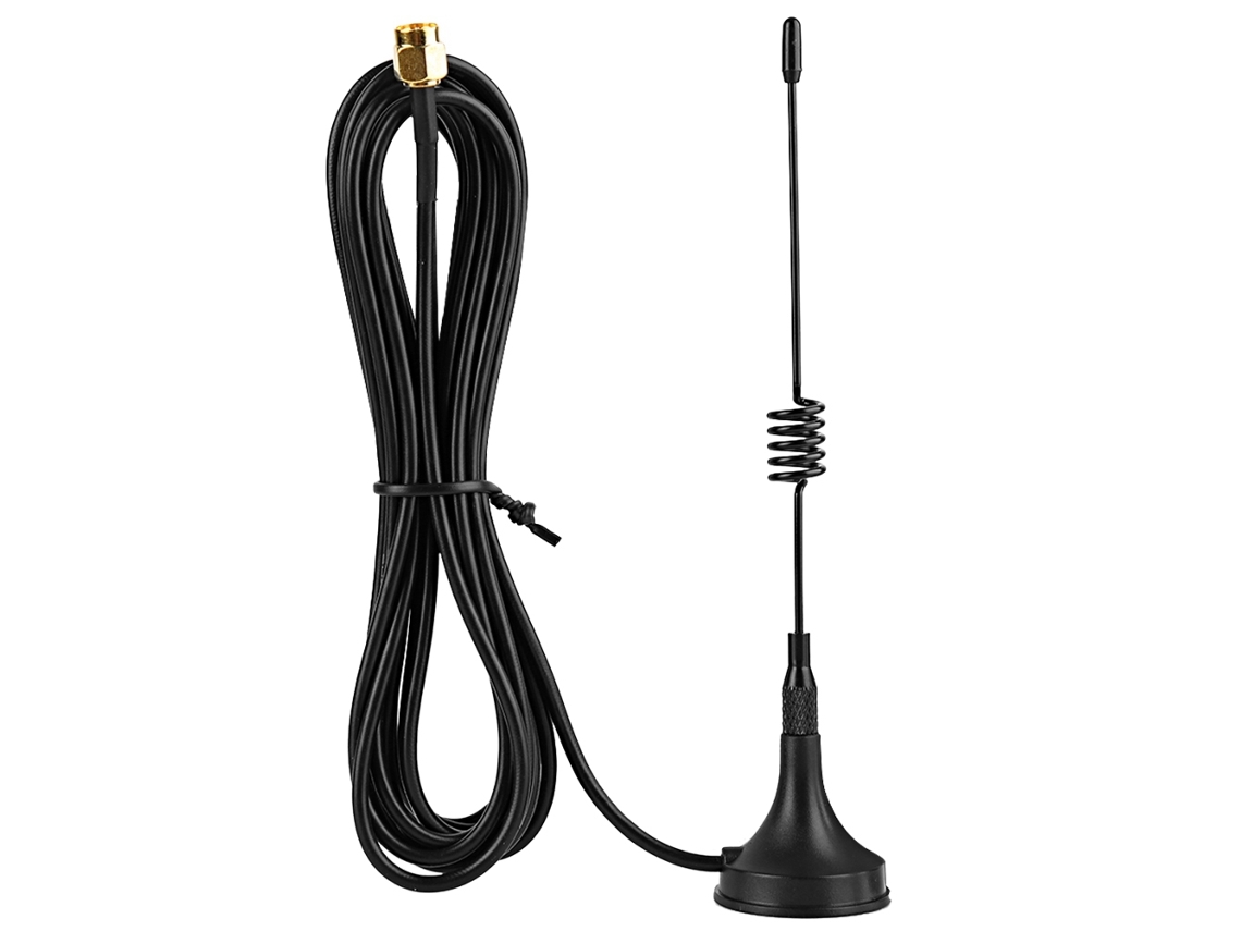Antena 433 Mhz (ganho De 5,0 Dbi, Base Magnética)