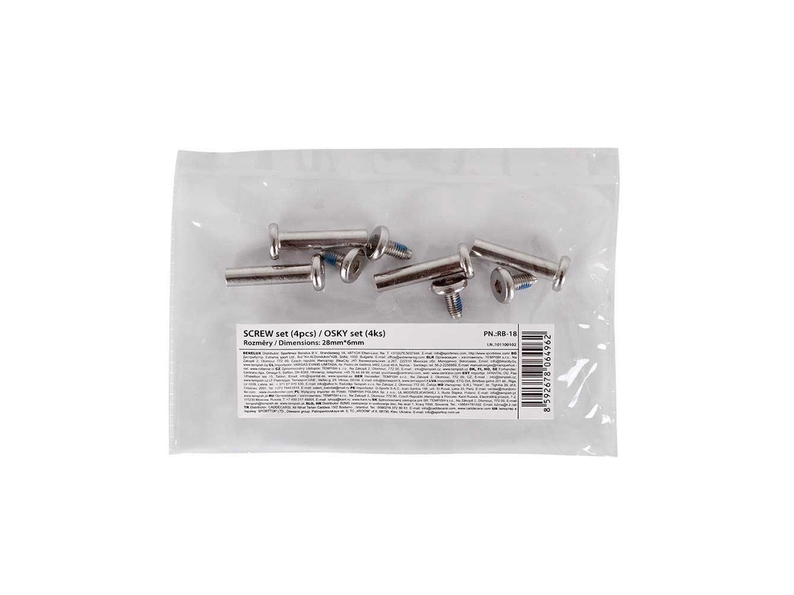 Porca Wheel 6 Mm 4 Unidades Prateado 28 Mmtempish