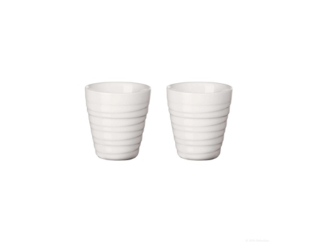 Conjunto de 2 Copos Térmicos Espresso Twist Branco - Thermo ASA SELECTION
