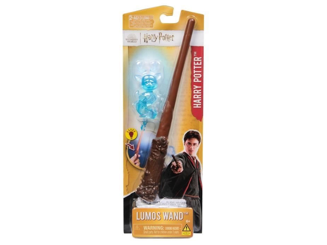 Baguete Mágica Lumos Harry Potter Mundo Mágico Spin Master (barqueta)
