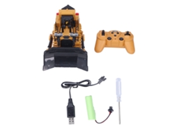 Primerox bulldozer Controle Remoto 9 Canais 1:24 Brinquedo de Engenharia para Crianças