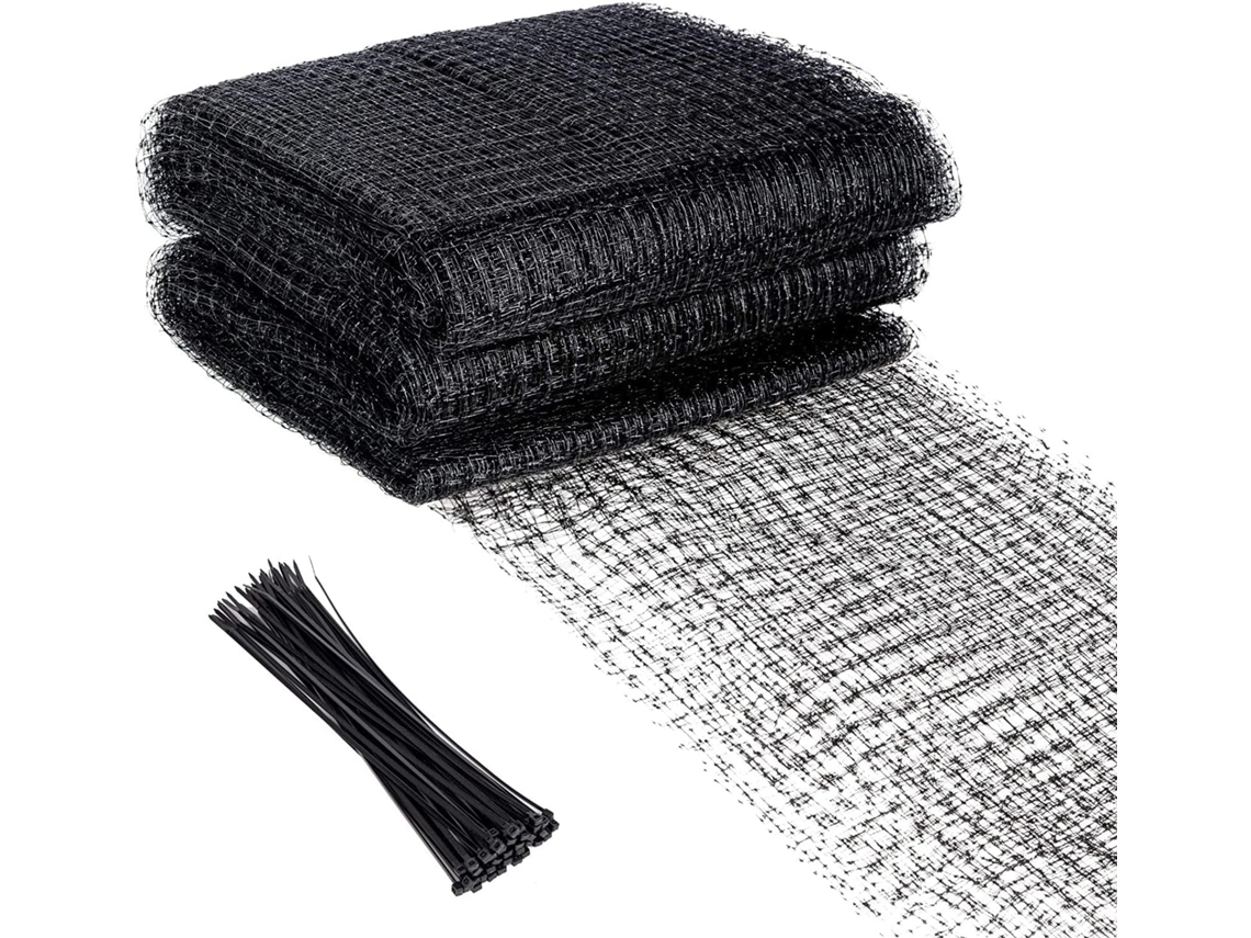 Rede de proteção contra pássaros AQUAFORGE 2,1x15,3m, com 20 abraçadeiras