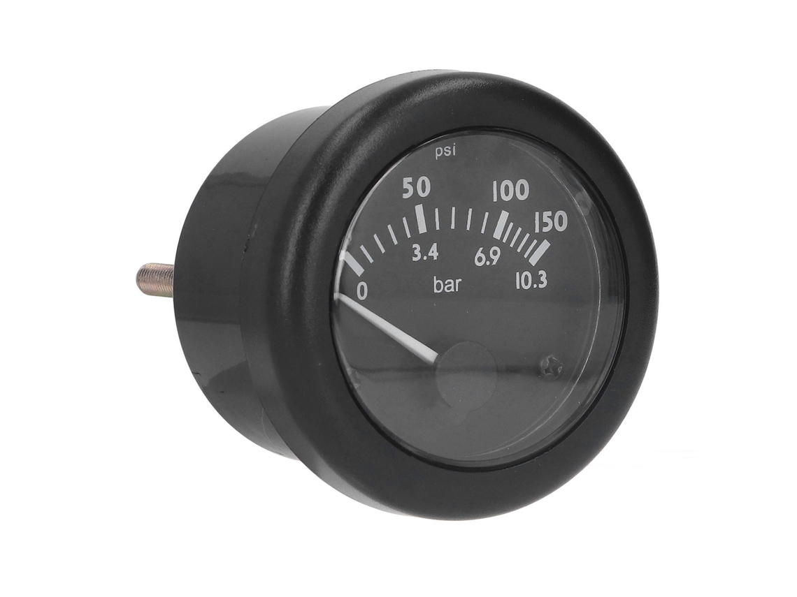 Manômetro De Pressão De Óleo Para Gerador 0‑10.3bar 12v Com Cabo Abs Ip55