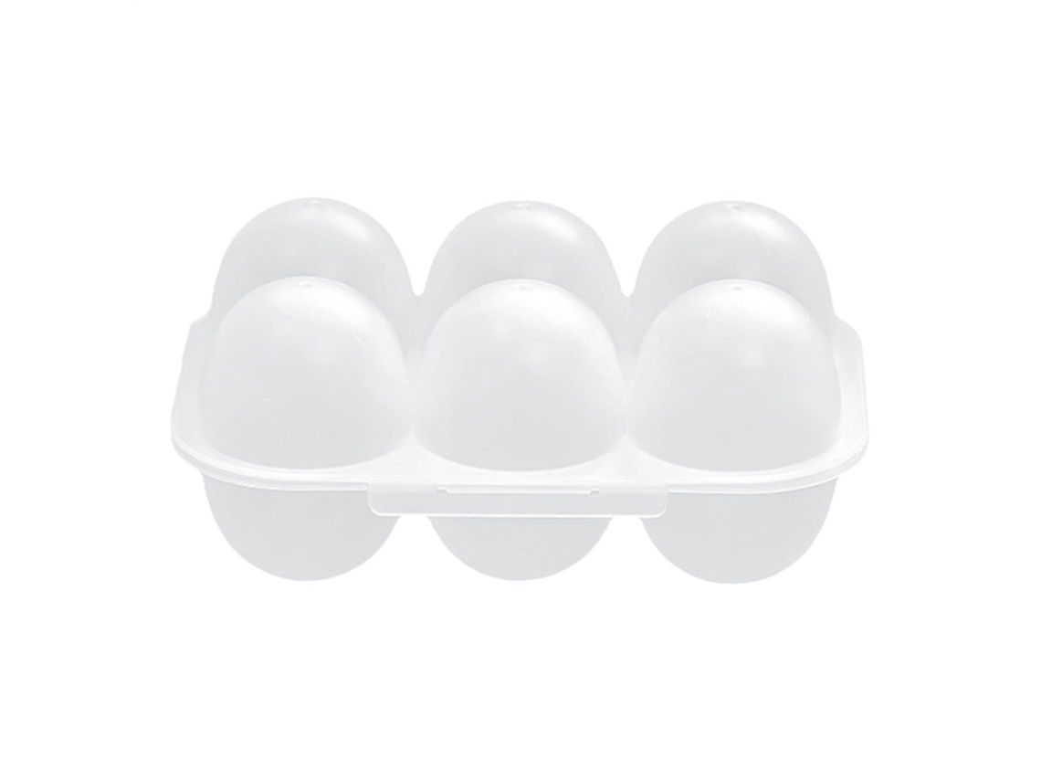 Recipiente Transparente Para Ovos Com 6 Compartimentos E Vedação À Prova De Poeira, Ideal Para Geladeira E Camping.