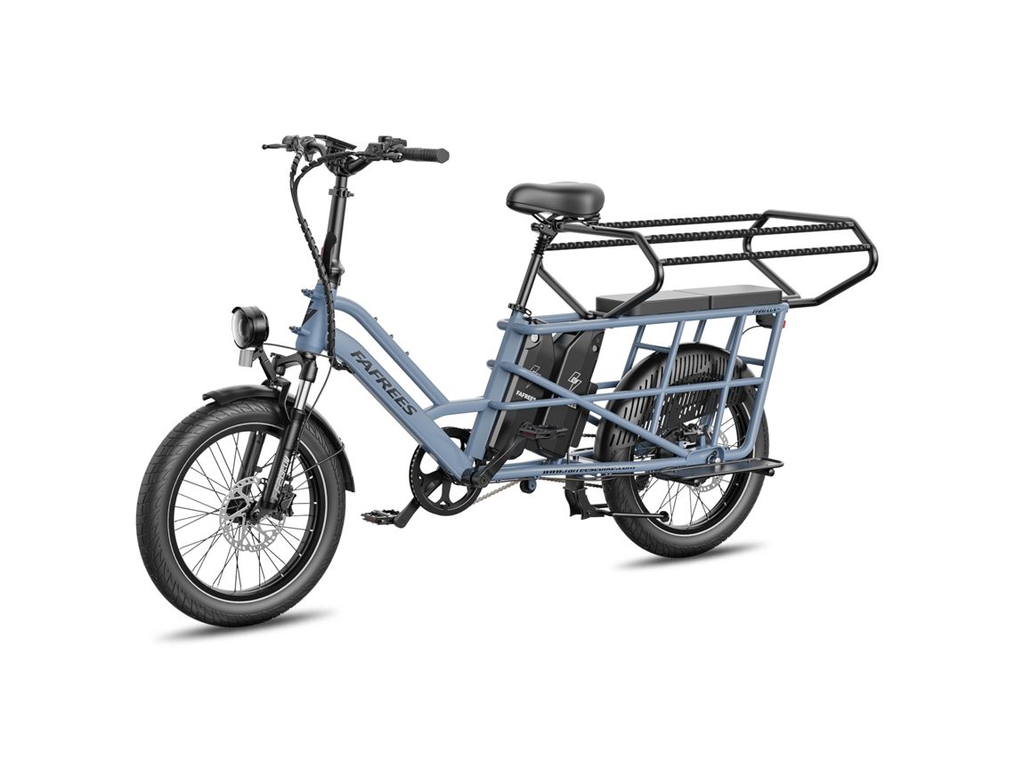 Bicicleta Elétrica FAFREES Ff20 Cuv Longtail, 12 Ah X 2 Pilhas, 250 W