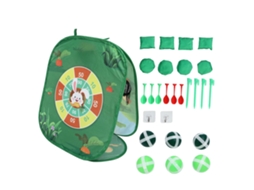 Juego De Lanzamiento Infantil De Dibujos Animados En Tela Plegable Y Portátil Para Niños Niñas Verde 2381a-7