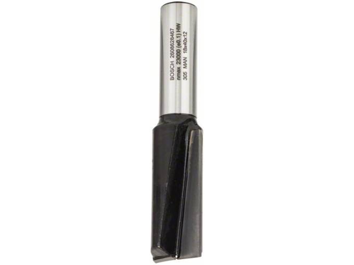 Fresa BOSCH Direita - 12 mm - D1 18 mm - L 40 mm - G 81 mm