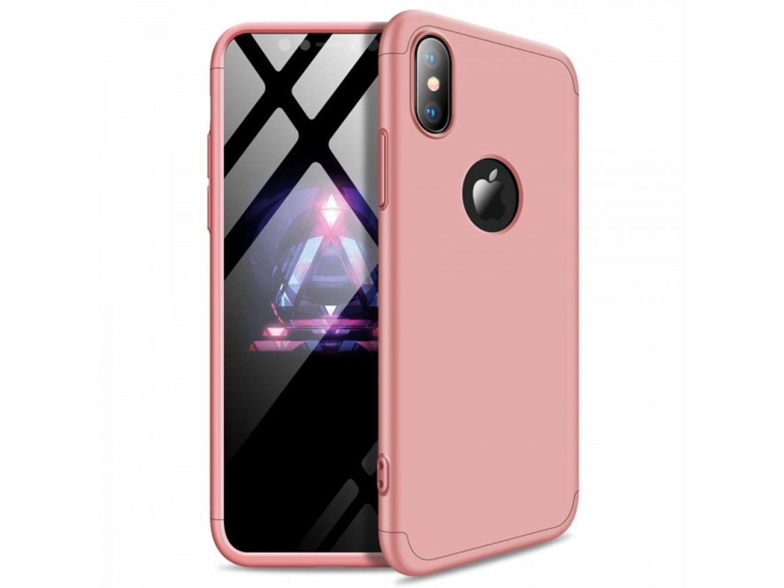 Capa iPhone XS Max FORCELL 360º Rosa