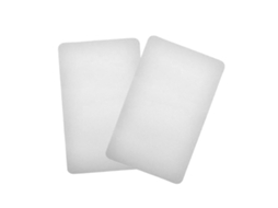 Kit De Parches De Reparo De Barco Inflável Em Pvc Para Canoas Kayaks Rafts 2pcs Branco