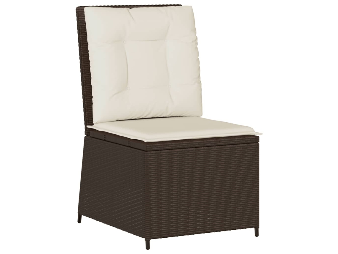 Reclining Garden Sofa, Reclining Garden Sofas Vidaxl Marrom Rattan / Vime (n/a)