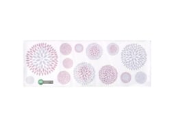 Adesivos de parede DIY Baok com design inovador de hortênsias em PVC para sala de estar, escritório e sala de estudos.