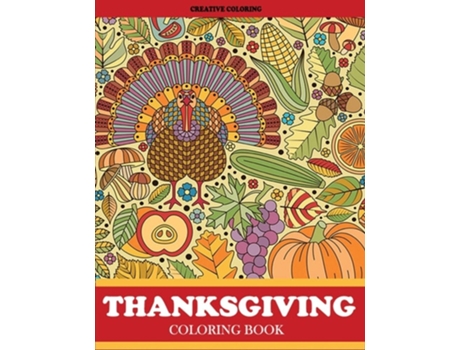 Livro Thanksgiving Coloring Book De Creative Coloring (inglês)