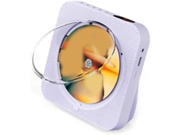 Leitor de Cd Portátil 718 Bluetooth, Alto falantes Duplos, Rádio Fm, Usb, Modo SFUSHOS