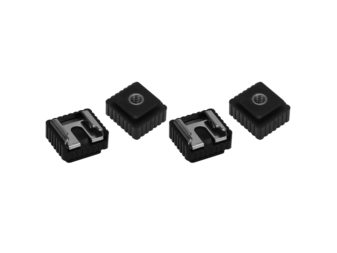 Conjunto De Quatro Adaptadores De Sapata Para Flash, Rosca De 1/4 De Polegada, Adequados Para Suportes De Iluminação De Estúdio E Tripés.