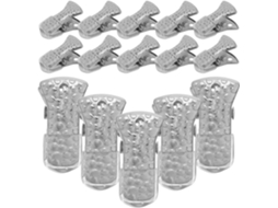 35 Prendedores de Roupa Metal com Capa Gel Antiderrapante, Clipes Varal Resistentes Ao Vento Estampa CHABERLU