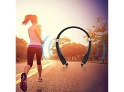 Semme Sx-991 Pliable Cou Suspendu Type Télescopique Casque Écouteur Com Conectividade Do Aparelho E