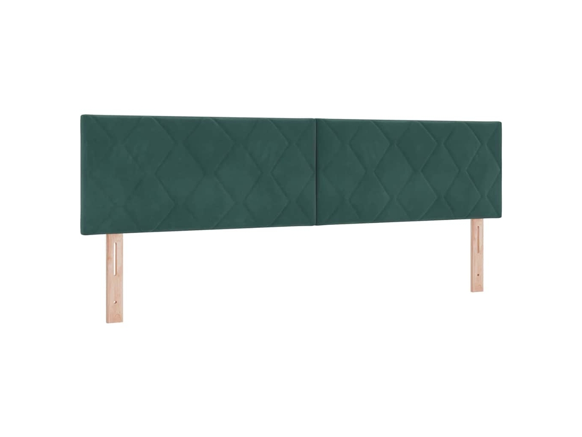 Cabeceira | Painel De Cama Verde Escuro 180 Cm Veludo