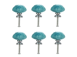 6Pcs Botões de Cerâmica para Gabinete ALLINLESS