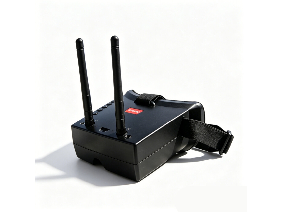 Óculos Fpv Slonwake de 3 Polegadas, 5,8 Ghz, 56 Canais, Versão Analógica 480320, com Vídeo Hd, Antena Dupla e Módulo Dvr de Latência Ultrabaixa. MDUG