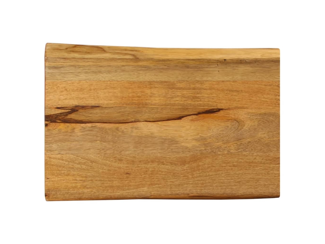 Vidaxl Tampo De Mesa C/ Borda Viva 50x40x2,5 Cm Mangueira Maciça