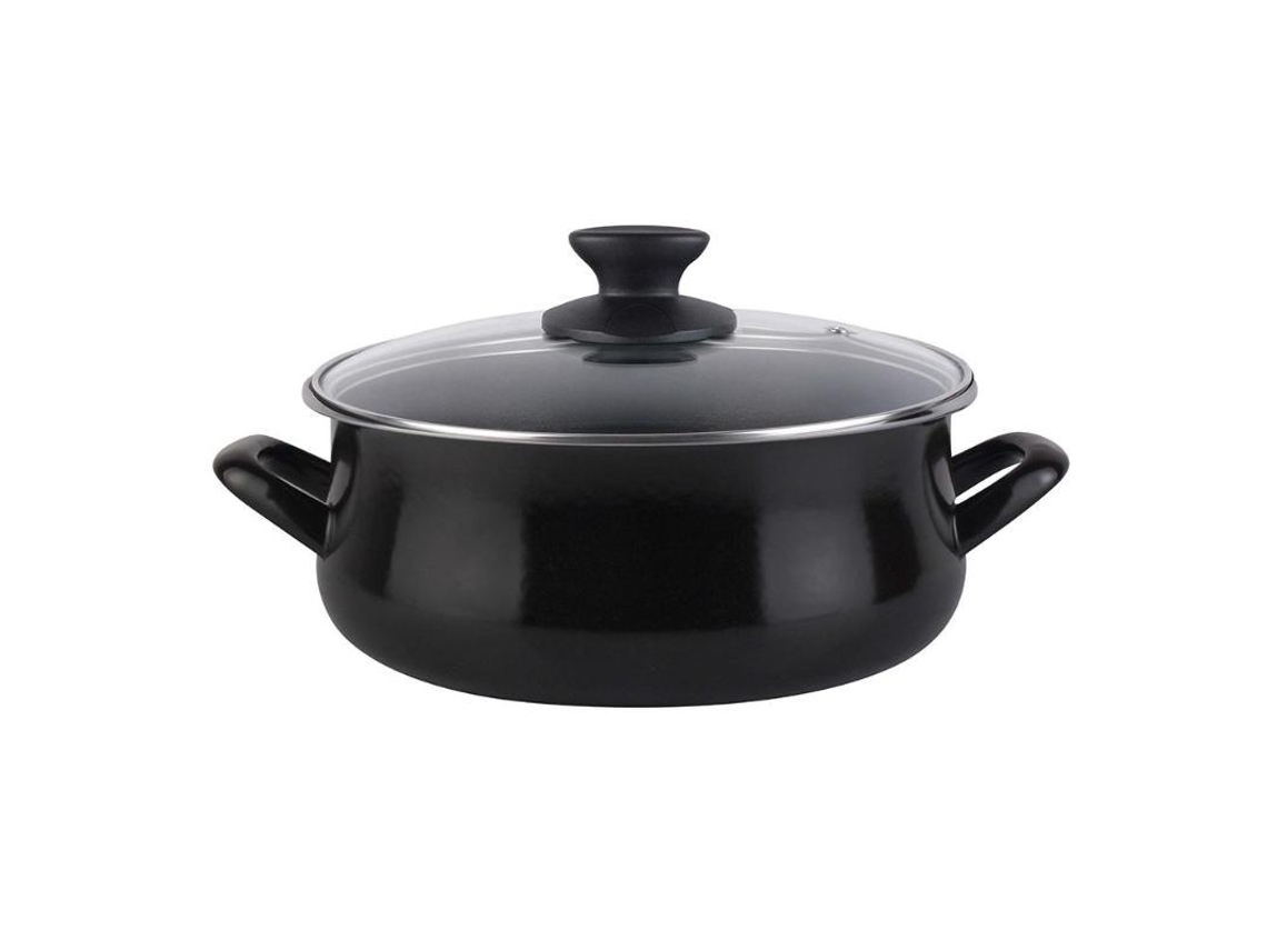 Cacerola black tapa vidrio 16 cm
