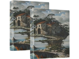 Colagens escolares com tema de mar e aventura, 1, 5 unidades, três argolas com sacos, pacote com 1 ou 2 unidades, 200 folhas.