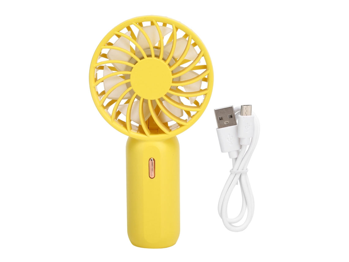 Ventsilha Portátil Mini (usb Portátil, Bateria Integrada) Amarela