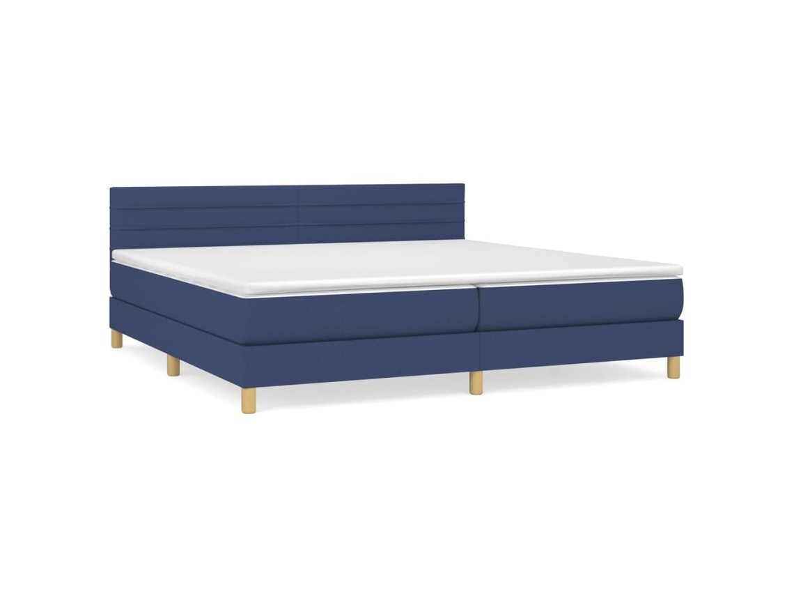 Box Spring Bed, Box Spring Beds Vidaxl Azul Tecido (200 X 200 Cm)