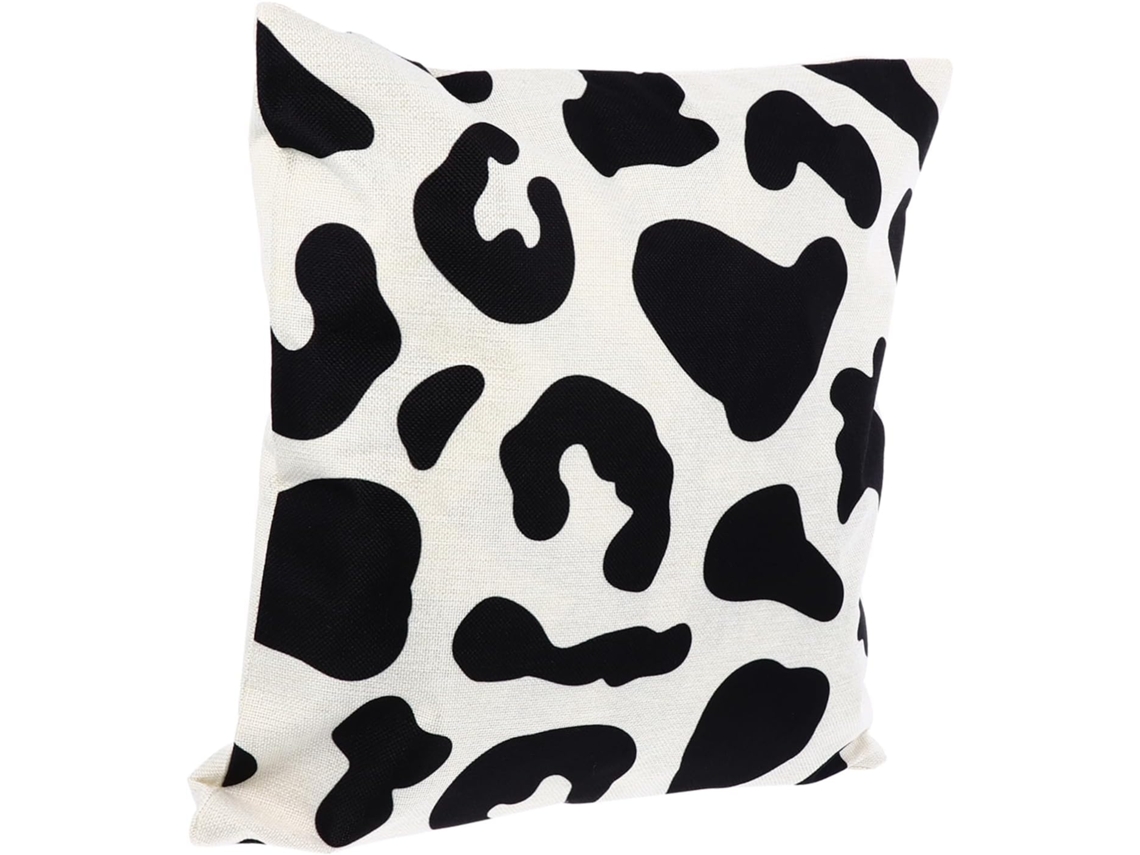 Capa de Almofada com Estampa Vaca em Estilo Campestre. Decorativa Processo Impressão Dinâmico para CHABERLU