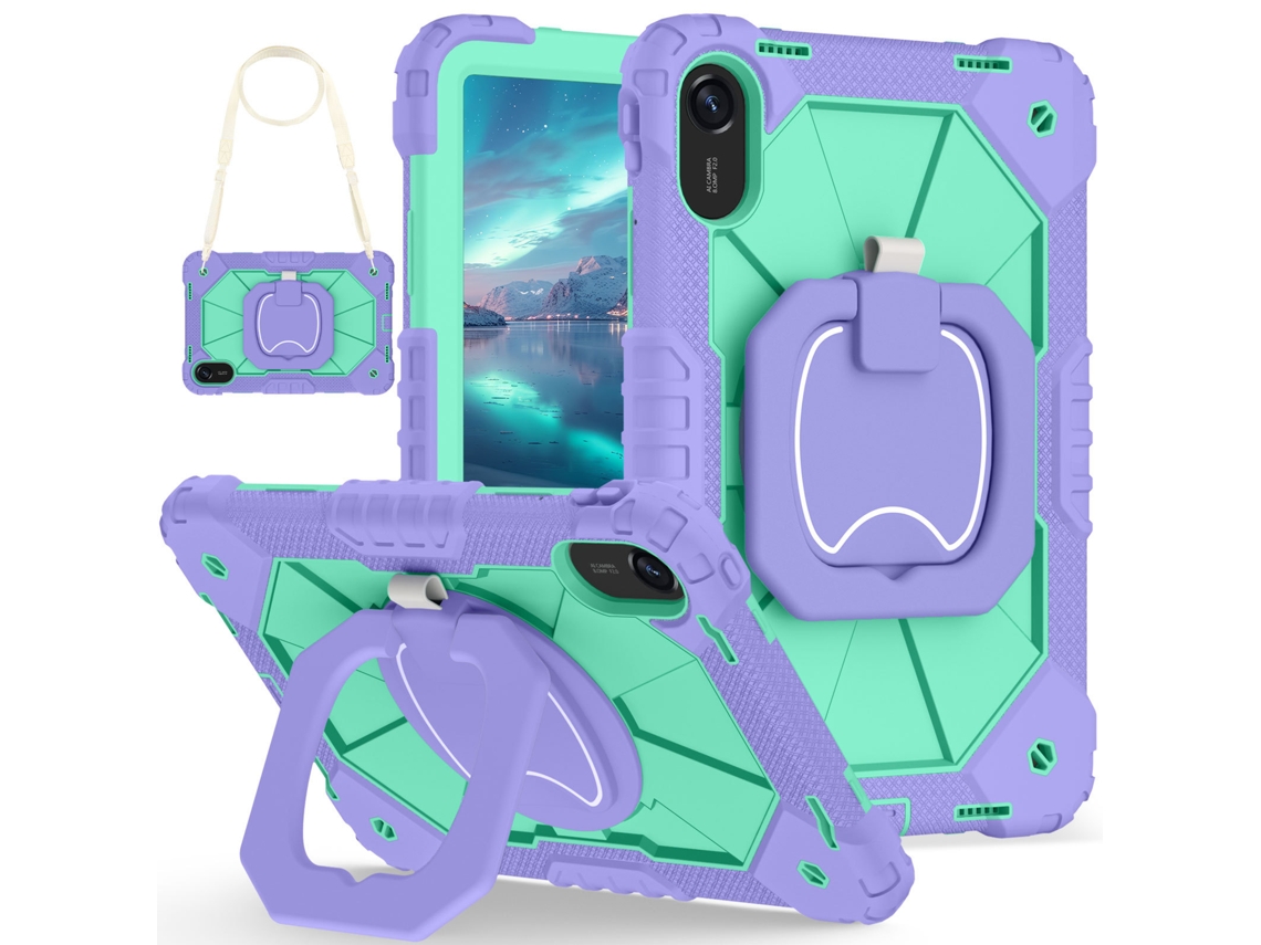 Capa para Xiaomi Redmi Pad 2 11 polegadas (2025), Roxo e Verde Gertiz