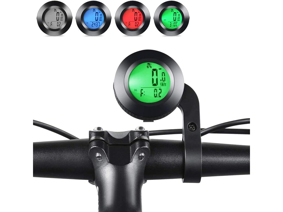 Ciclocomputador Para Bicicleta, Lcd, Impermeável, Retroiluminado, Velocímetro