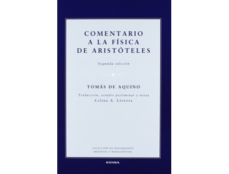 Livro Comentario A La Fisica De Aristoteles de Tomas De Aquino (Español)