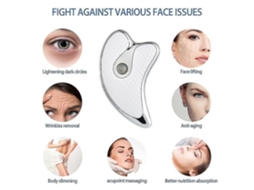 Gua Sha Raspador Masajeador Facial Lifting Adelgazamiento Led Luz Microcurrent Dispositivos GOKOCO