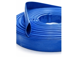 Jardin202 - Manguera Plana Reforzada Arin Flat De Pvc Azul | Alta Presión | Rollo Completo 150mm | 150mm ()